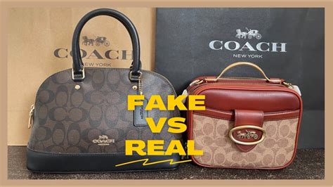 real coach bags vs fake|are coach bags genuine.